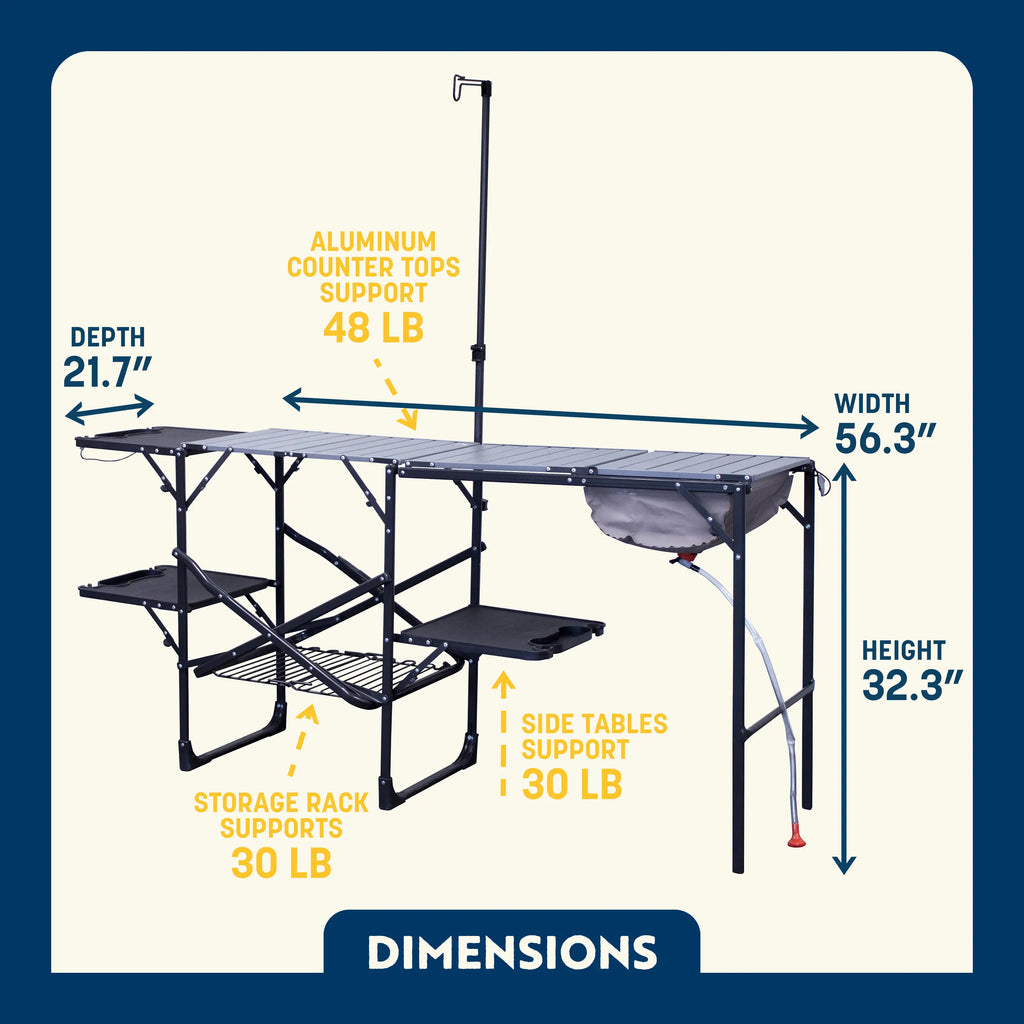 Master Cook Station — Selected for Outdoor Use | Outlandridge 9788 Xe