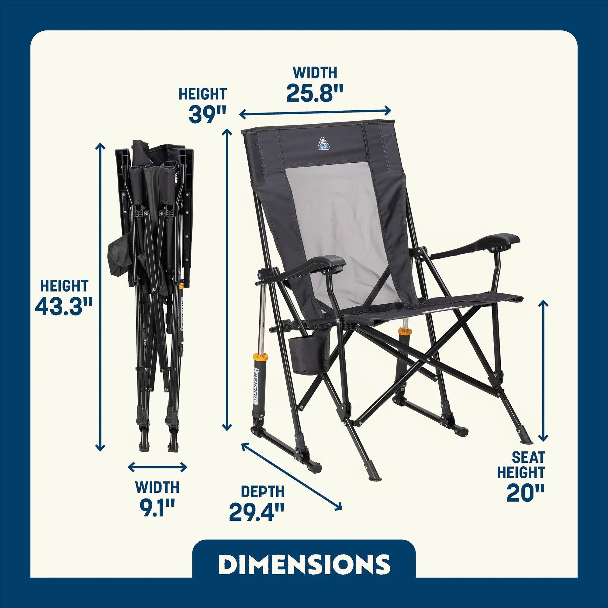 RoadTrip Rocker | Featured Outdoor Choice | Outlandridge CA4A 6p