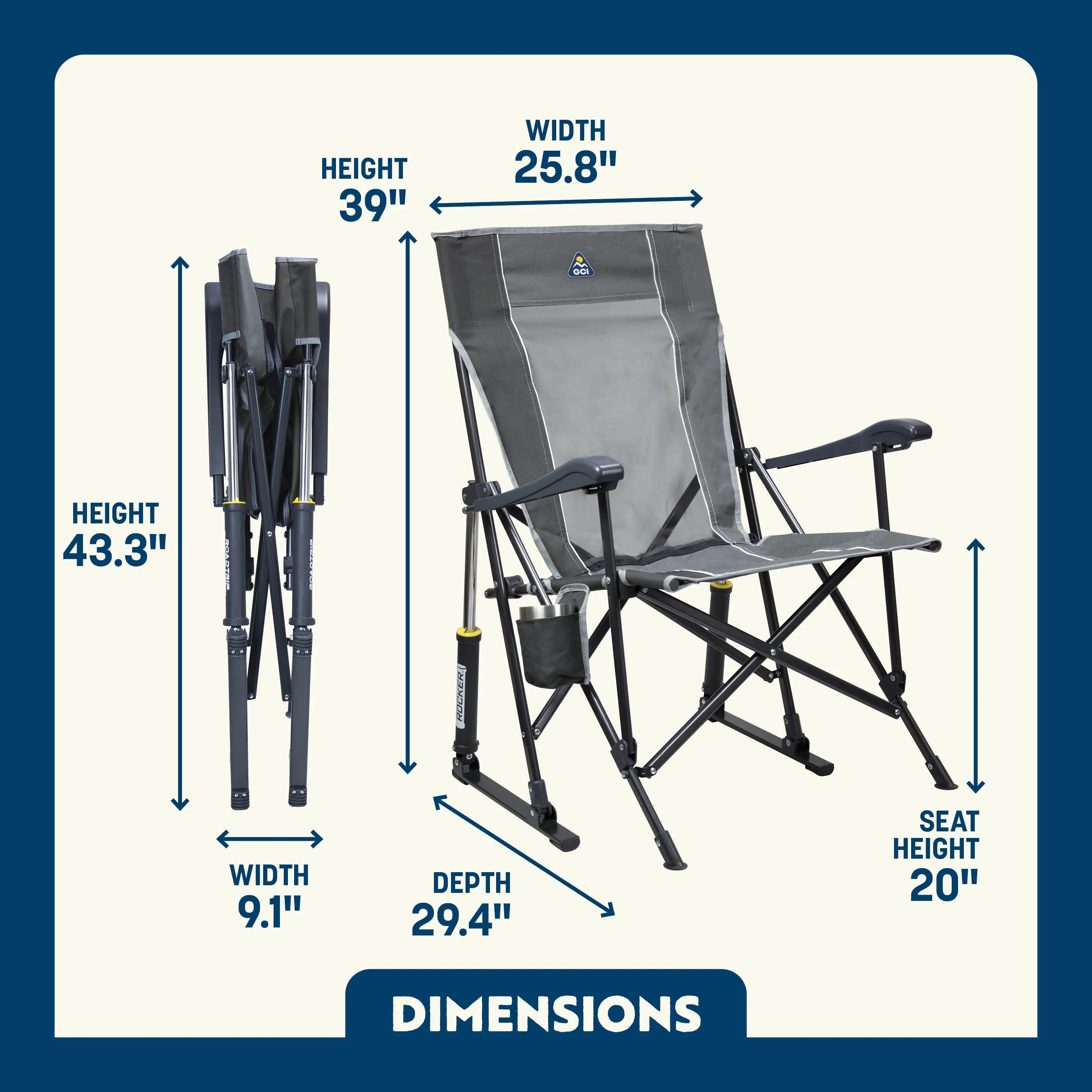 RoadTrip Rocker | Featured Outdoor Choice | Outlandridge CA4A 6p