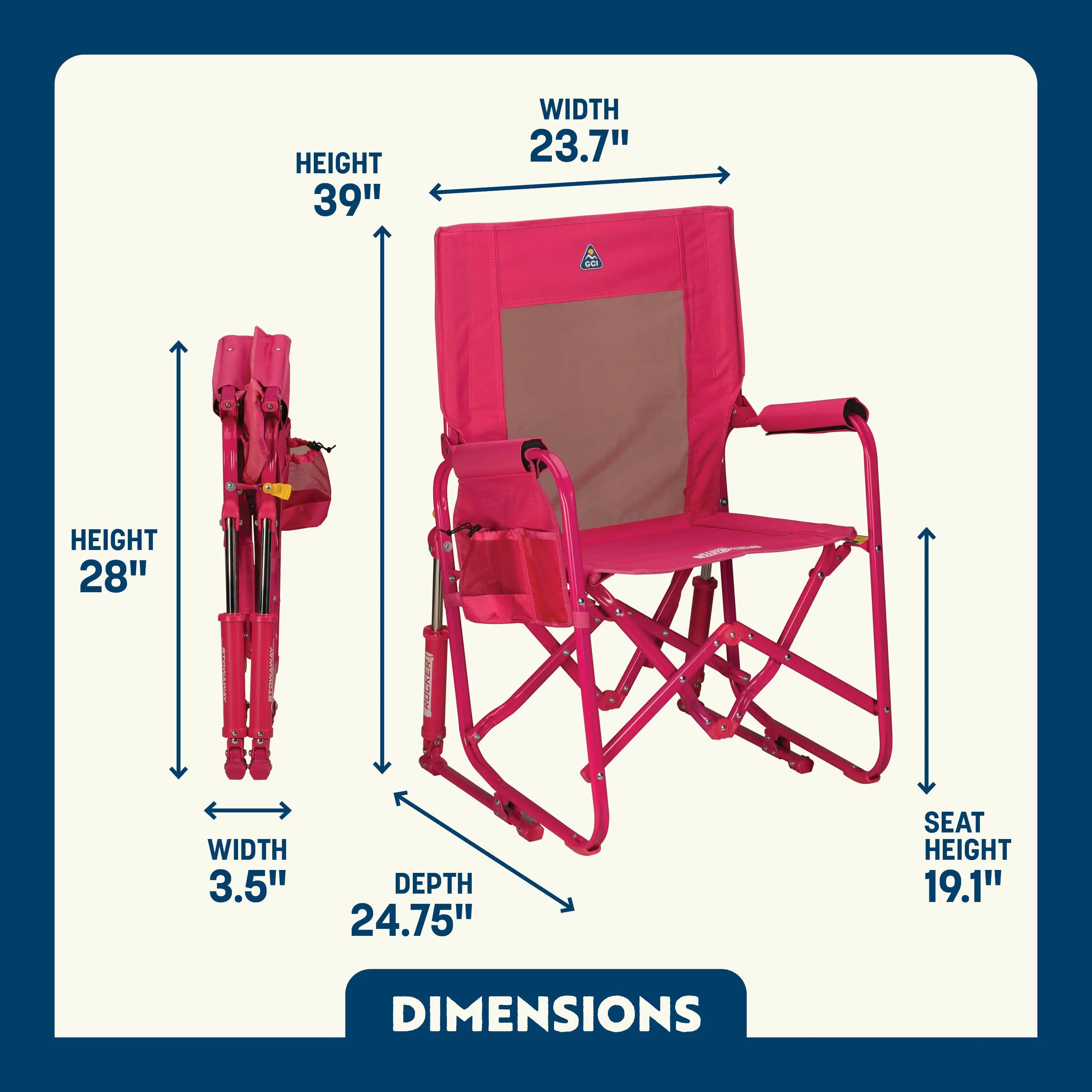 Stowaway Rocker | Featured Outdoor Choice | Outlandridge A0B1 bh