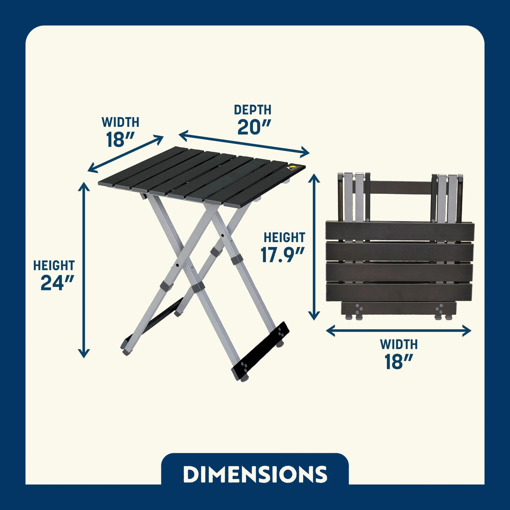 Compact Camp Table 20 | Featured Outdoor Choice | Outlandridge 81FC 32