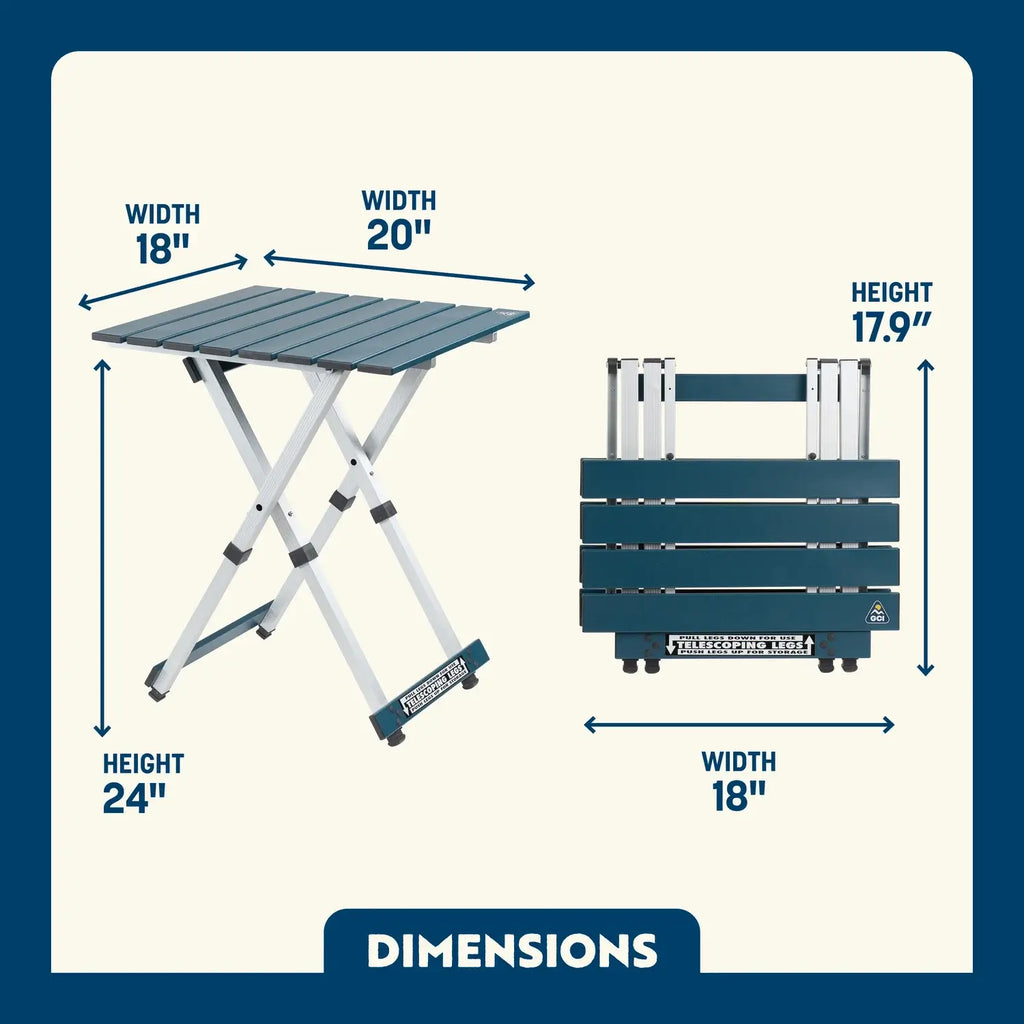 Compact Camp Table 20 | Featured Outdoor Choice | Outlandridge 81FC 32