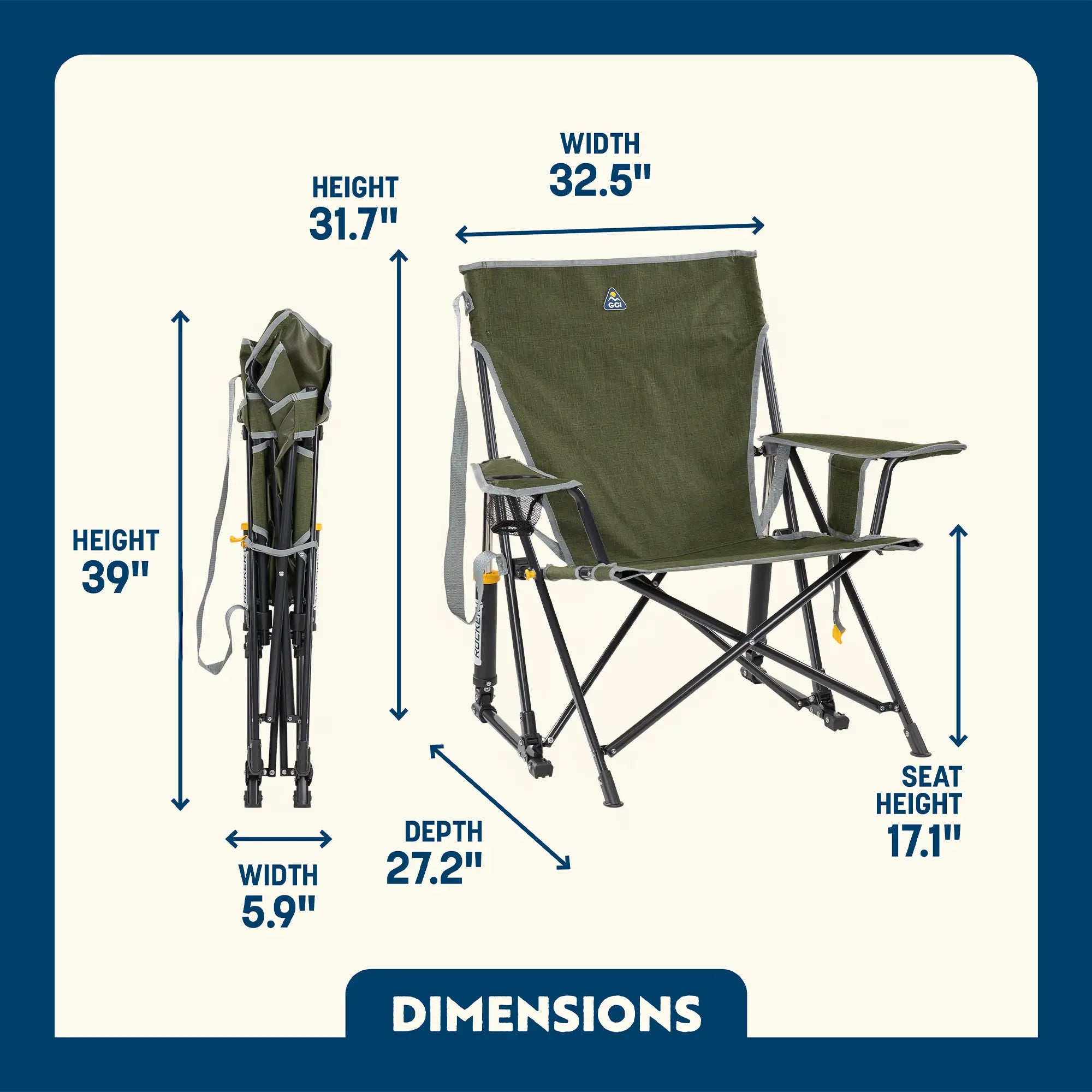 Kickback Rocker | Featured Outdoor Choice | Outlandridge 5D5A GD