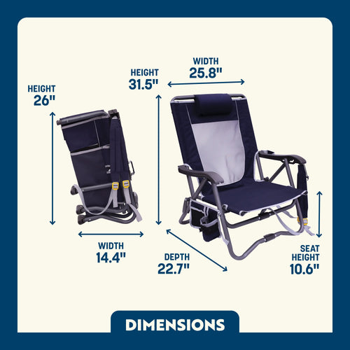 Bi-Fold Slim Event Chair | Camp-Ready Selection | Outlandridge 72DB OY