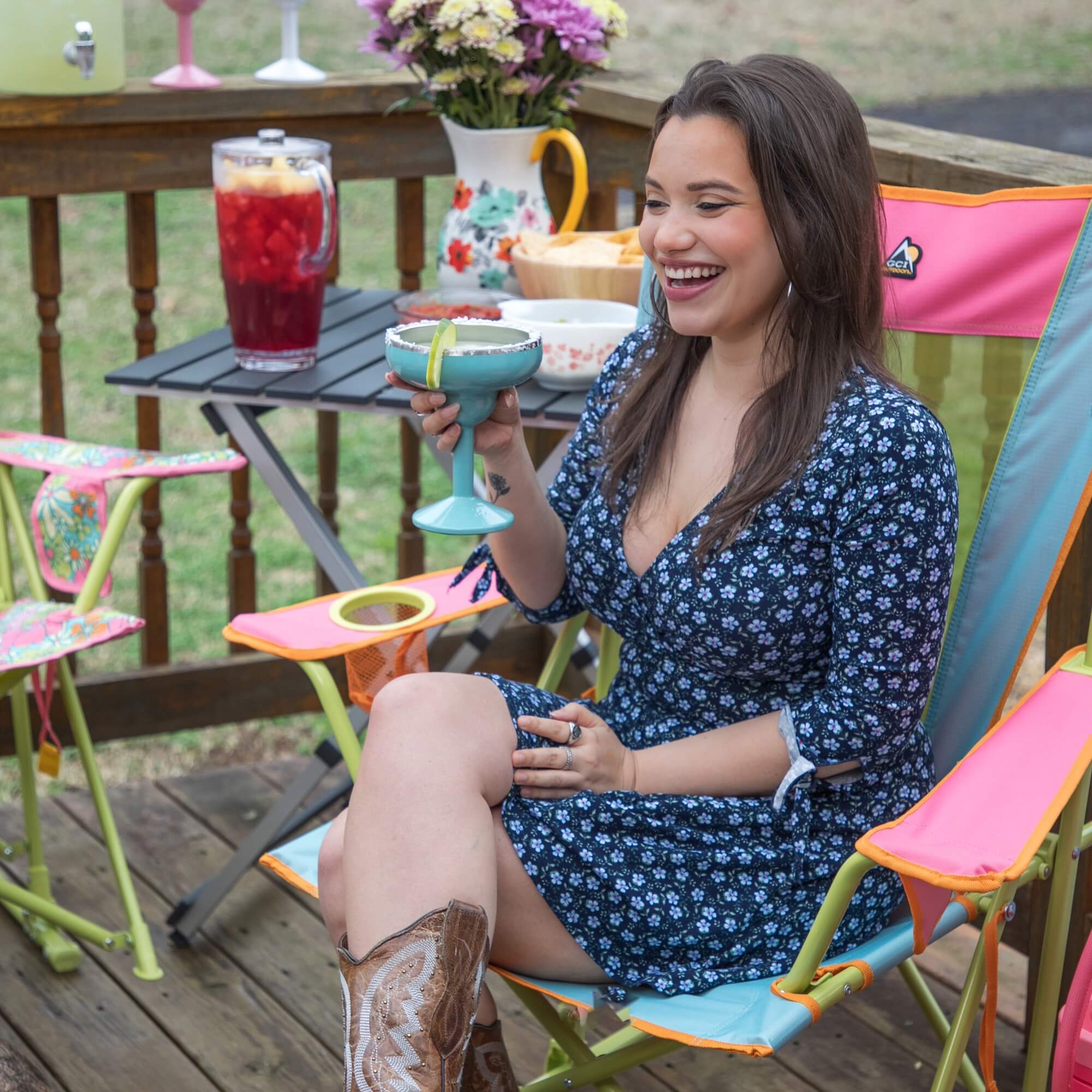 Comfort Pro Rocker - Floral | Outdoor Essential | Outlandridge B728 JA