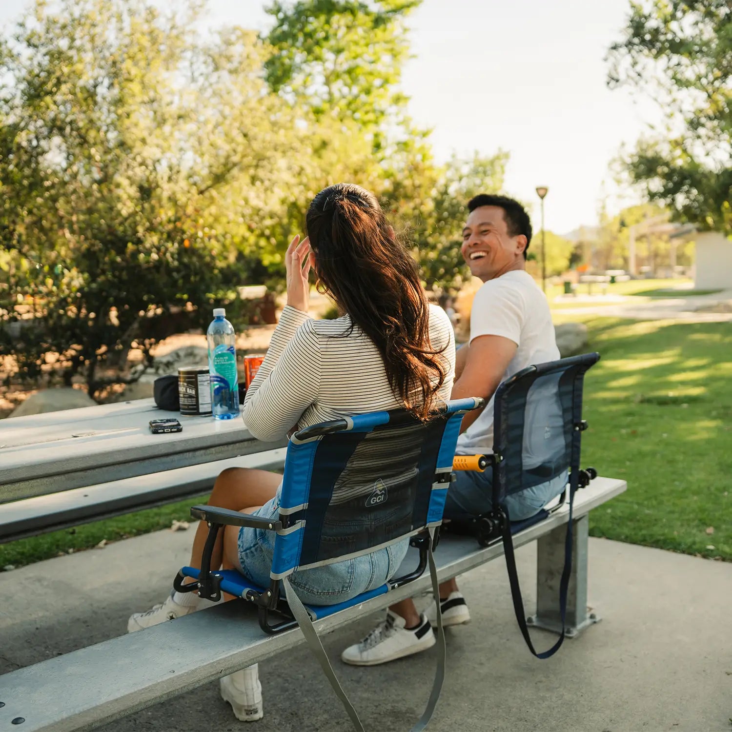 Big Comfort Stadium Chair with Armrests | Featured Outdoor Choice | Outlandridge 8967 Vk