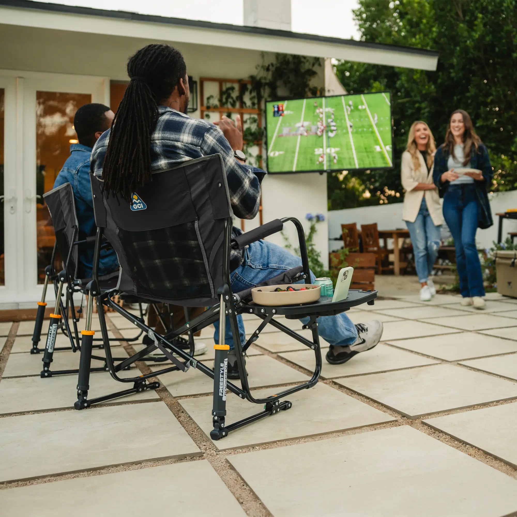 Freestyle Rocker XL with Side Table | Featured Outdoor Choice | Outlandridge 8A98 oP