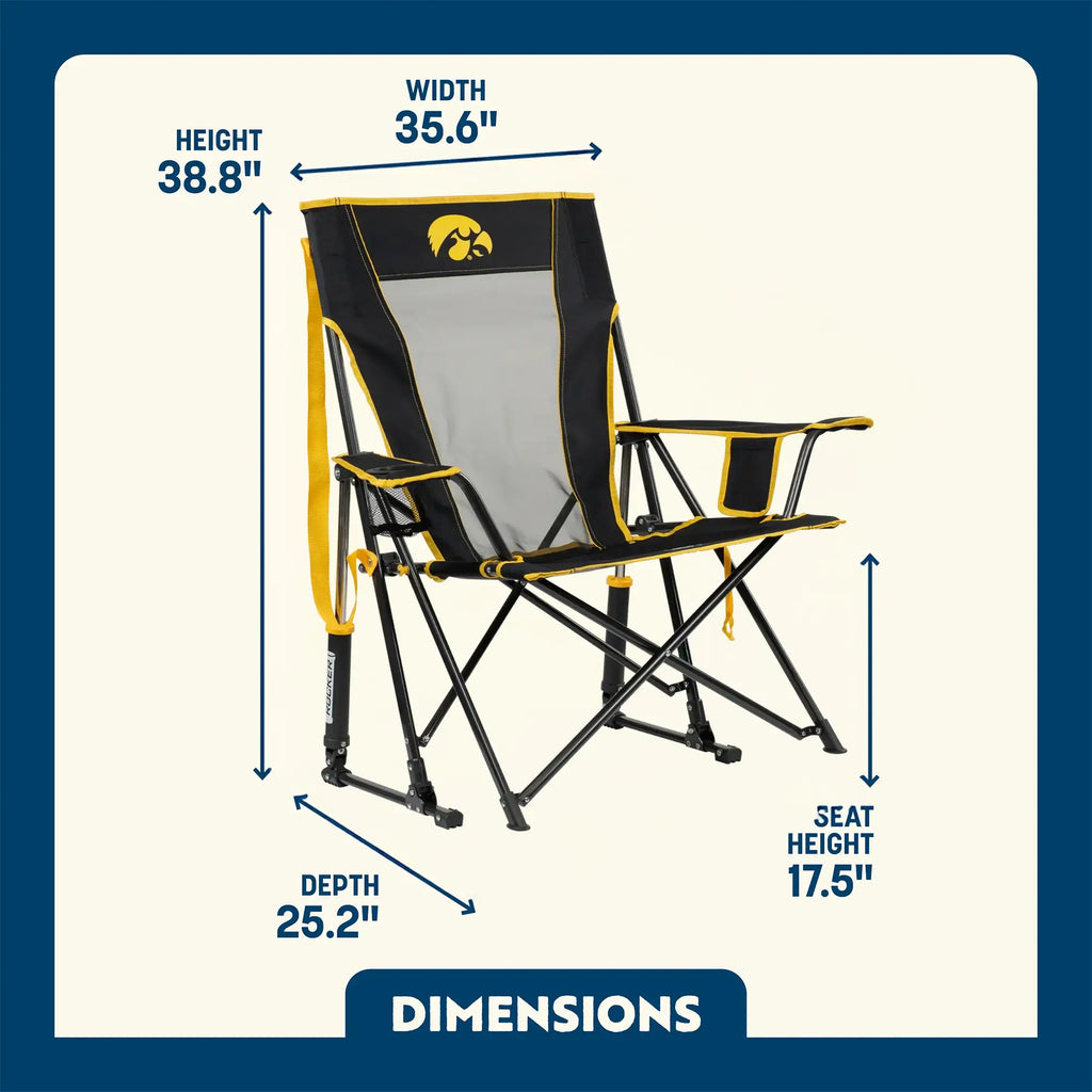 Comfort Pro Rocker - Iowa Hawkeyes | Featured Outdoor Choice | Outlandridge 2E65 oV