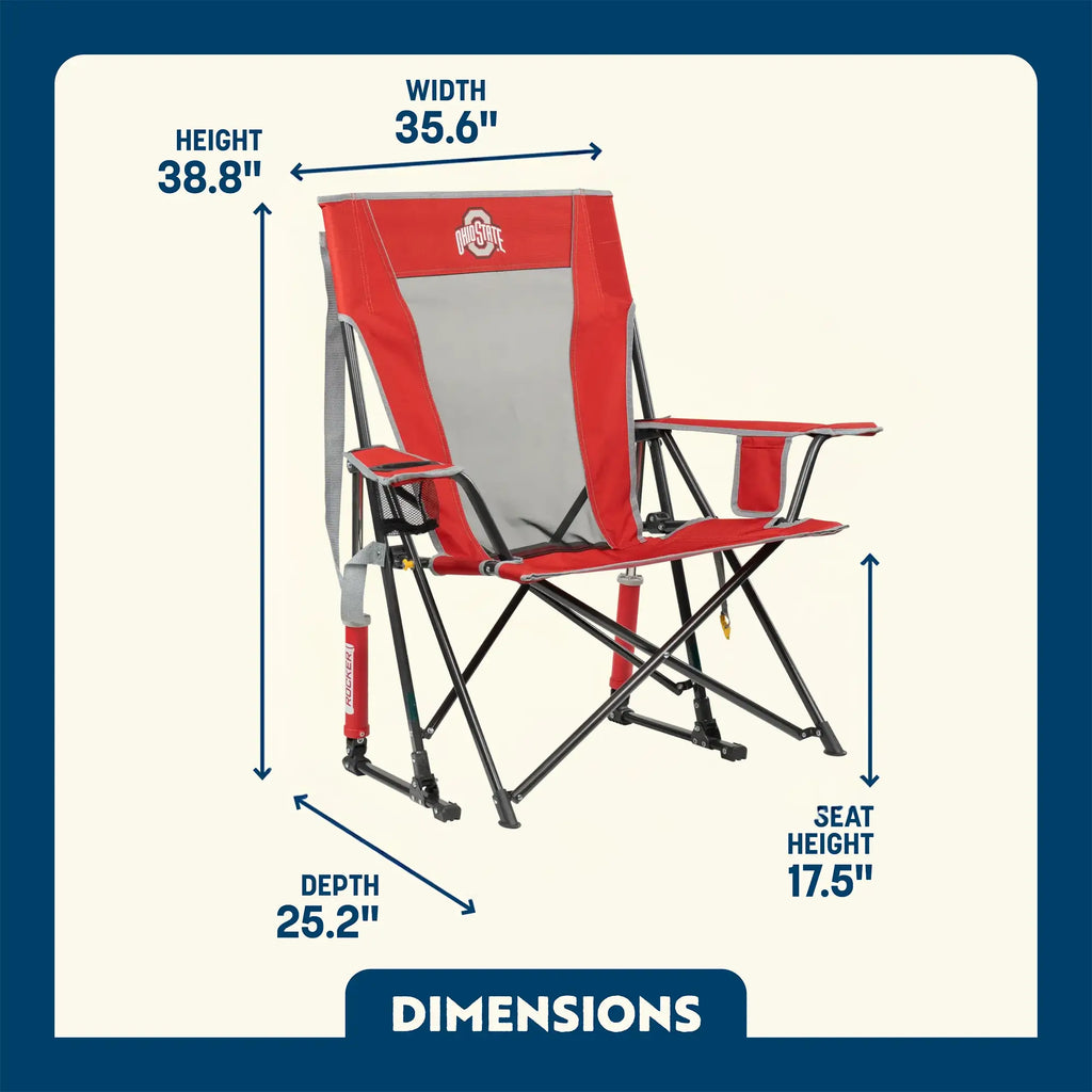 Comfort Pro Rocker - Ohio State Buckeyes | Featured Outdoor Choice | Outlandridge 3E0E UR