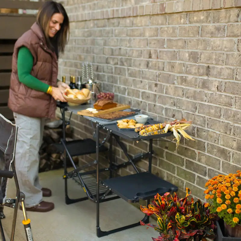 Slim-Fold Cook Station | Outdoor Essential | Outlandridge F46B kx