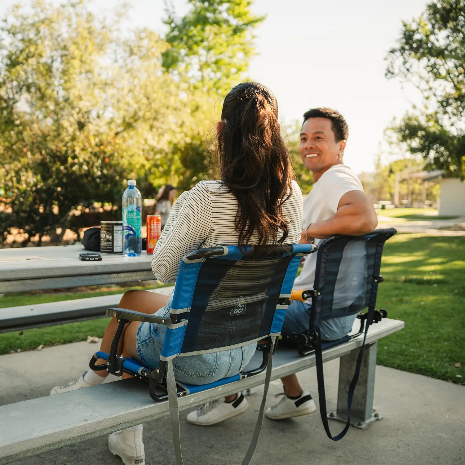 Big Comfort Stadium Chair with Armrests | Featured Outdoor Choice | Outlandridge 8967 Vk