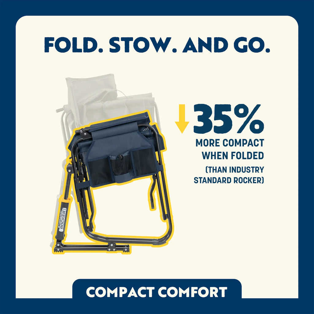 Stowaway Rocker with Storage Pouch | Camp-Ready Selection | Outlandridge 9D47 Om
