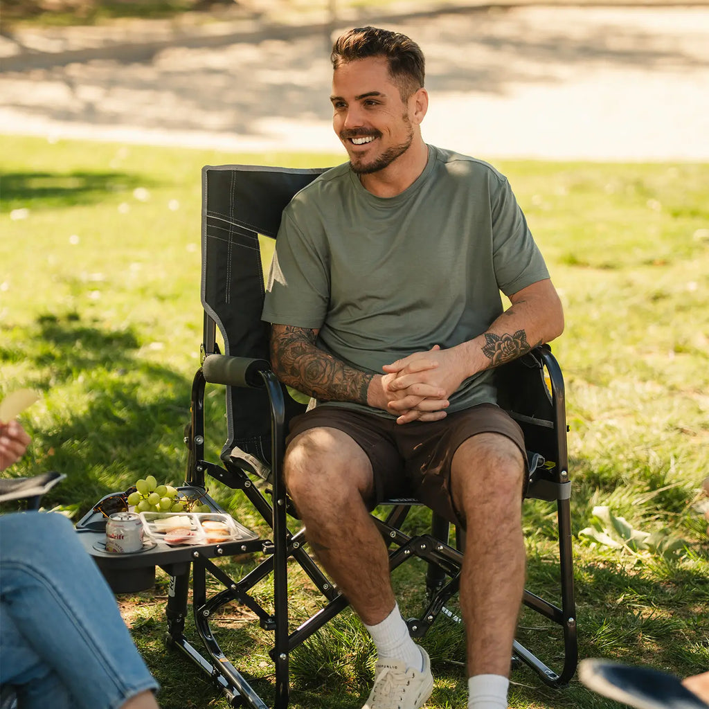 Stowaway Rocker with Side Table | Featured Outdoor Choice | Outlandridge 720F dE