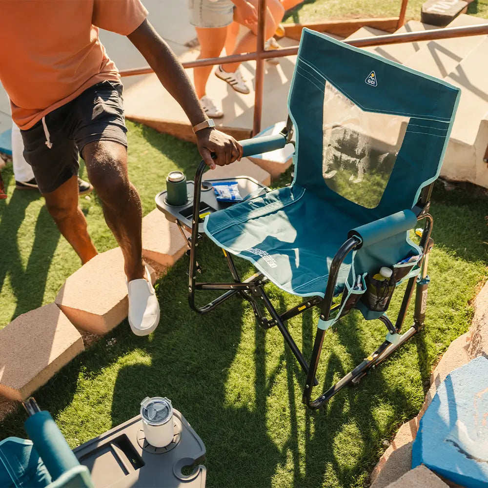 Stowaway Rocker with Side Table | Featured Outdoor Choice | Outlandridge 720F dE