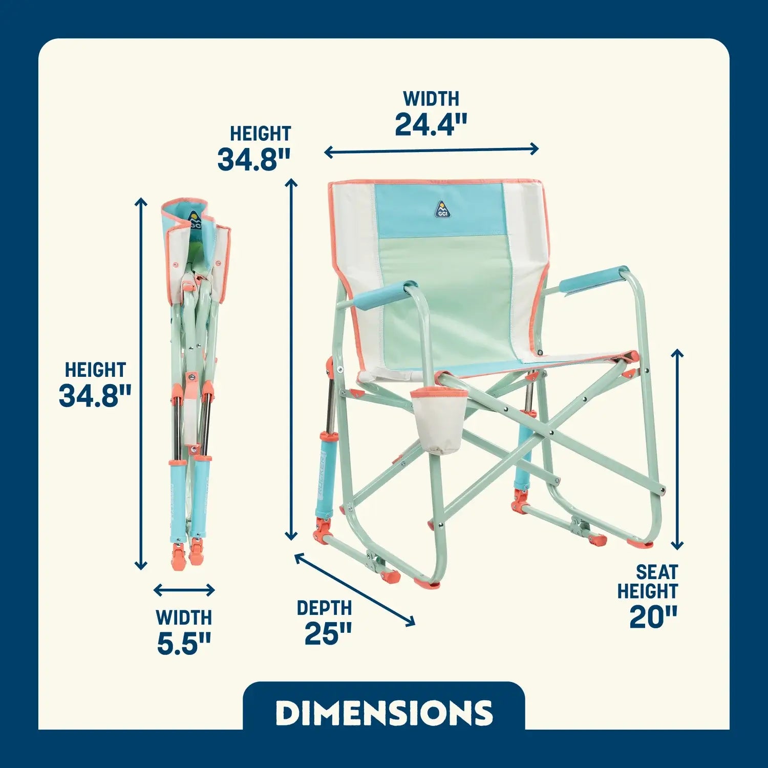 Freestyle Rocker | Featured Outdoor Choice | Outlandridge E863 Cm