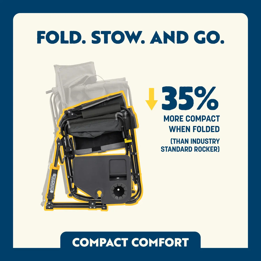 Stowaway Rocker with Side Table | Featured Outdoor Choice | Outlandridge 720F dE