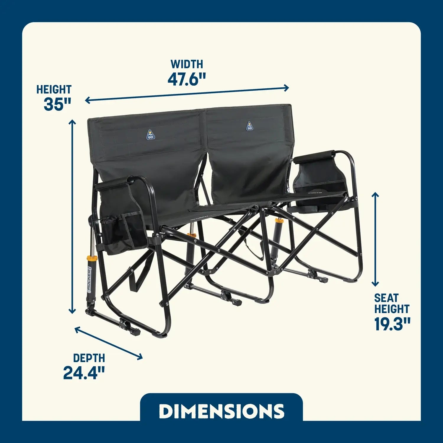 Tandem Rocker | Featured Outdoor Choice | Outlandridge 4C3C 2M